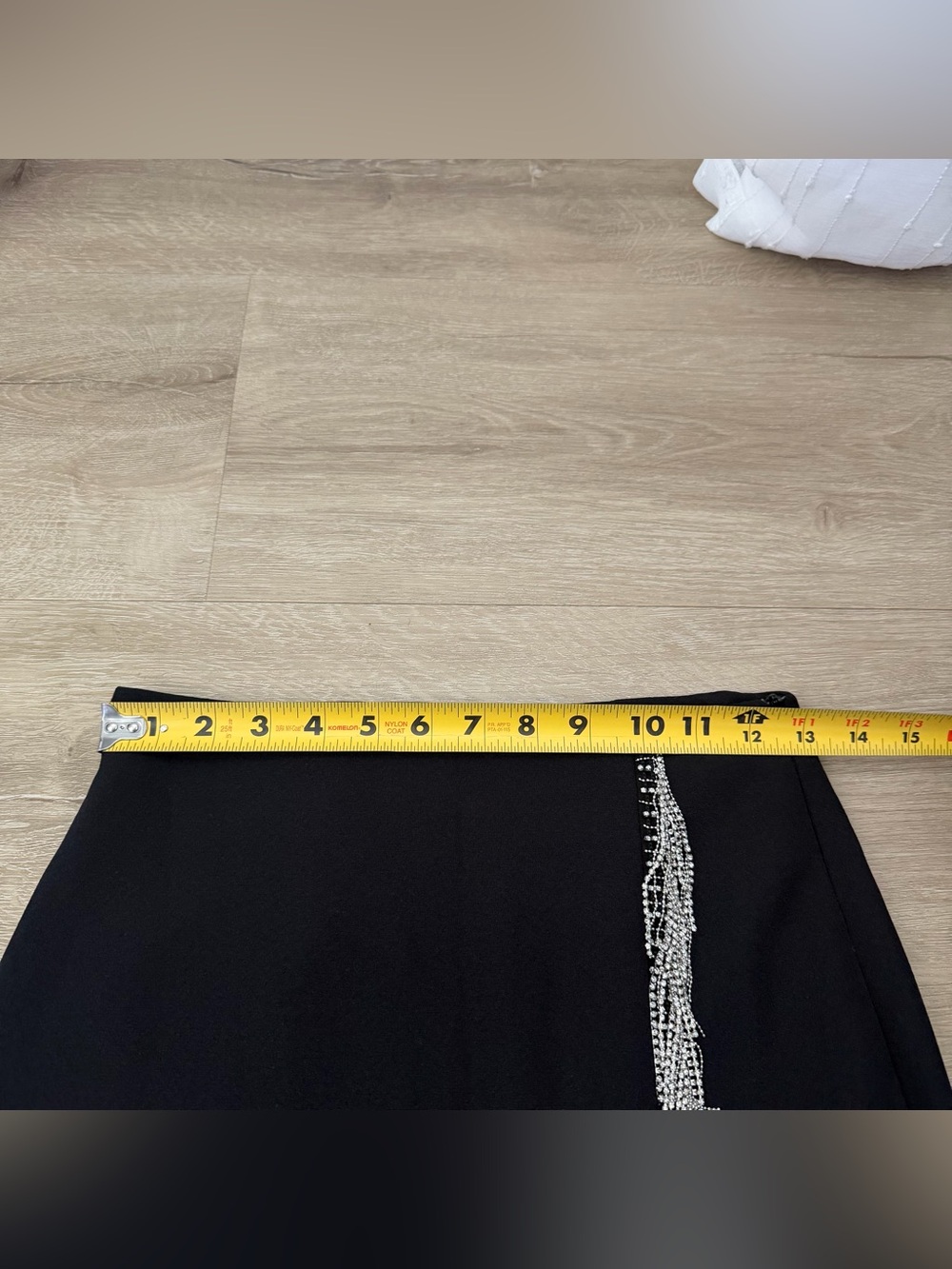 Zara Black Embellished Mini Skirt - Picture 3 of 11